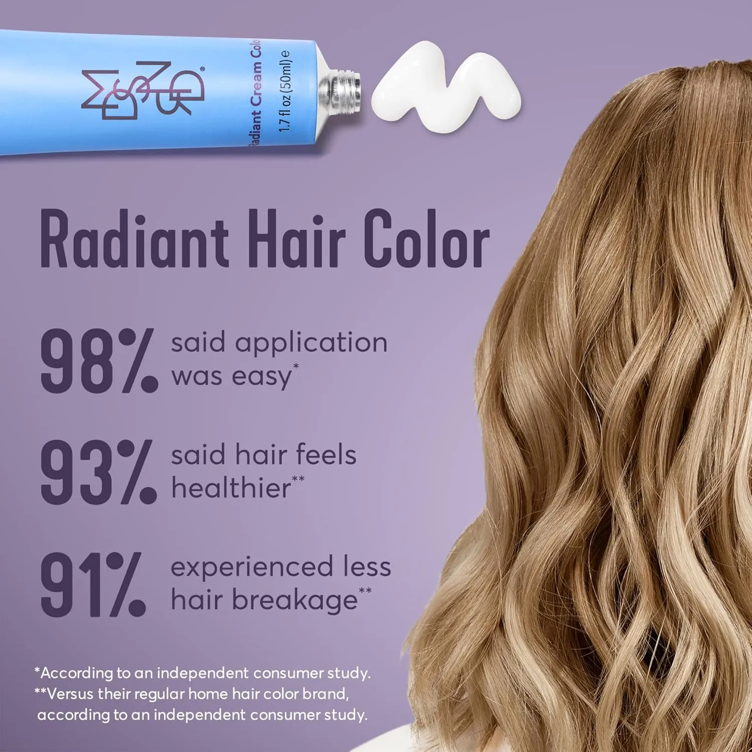 Madison Reed Radiant Hair Color Kit, Dark Neutral Blonde for 100% Gray Coverage of Resistant Gray Hair, Ammonia-Free, 8.5NNA Lusia Dark Blonde, Permanent Hair Dye, Pack of 2