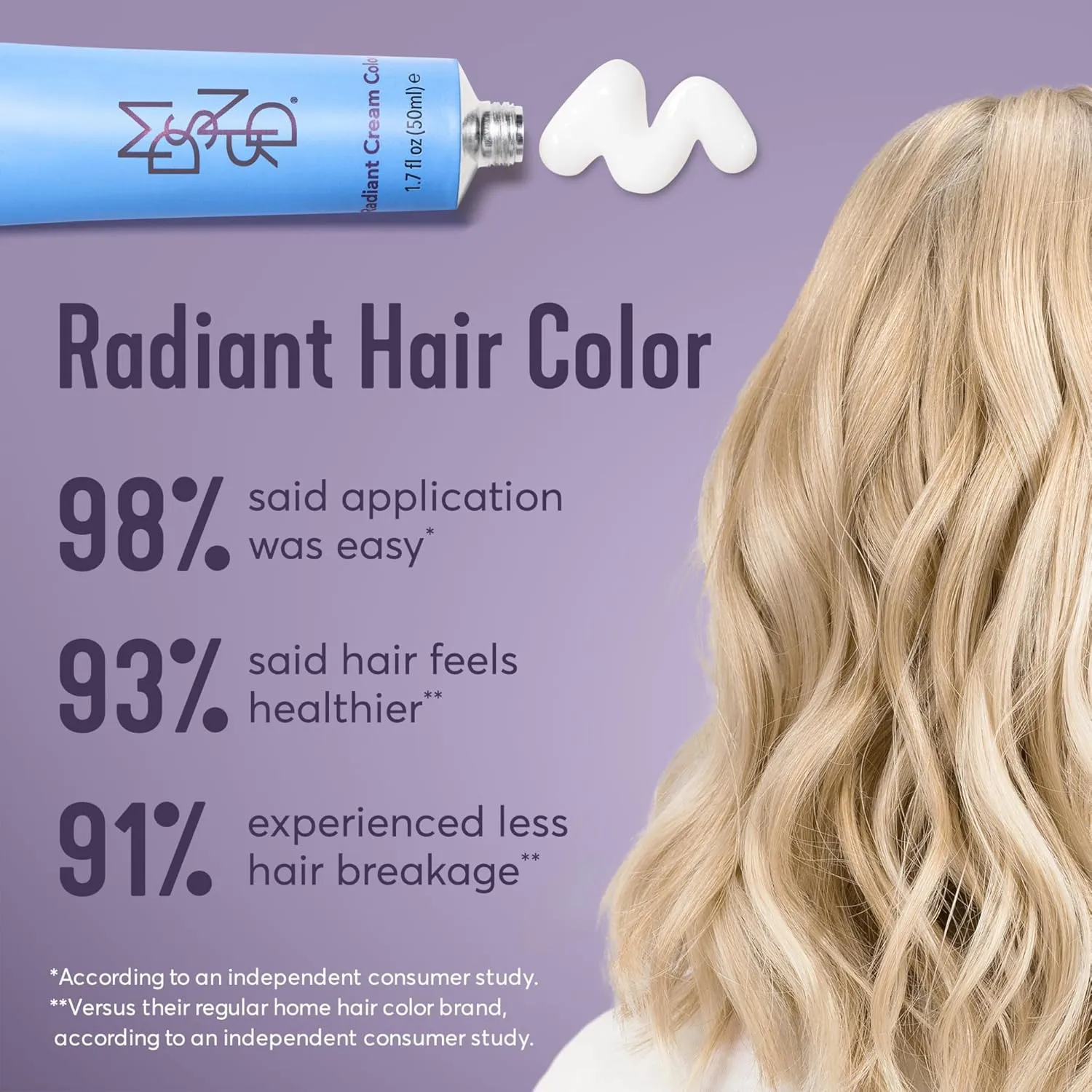 Madison Reed Radiant Hair Color Kit, Light Golden Blonde for Superior Gray Coverage, Ammonia-Free, 10NGV Amalfi Blonde, Permanent Hair Dye, Pack of 2