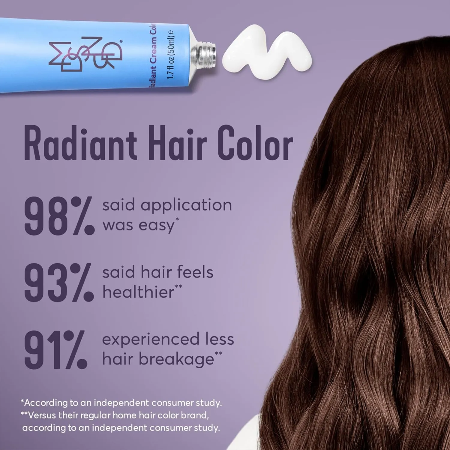 Madison Reed Radiant Hair Color Kit, Medium Chocolate Brown for 100% Gray Coverage, Ammonia-Free, 6NAC Verona Brown, Permanent Hair Dye, Pack of 2