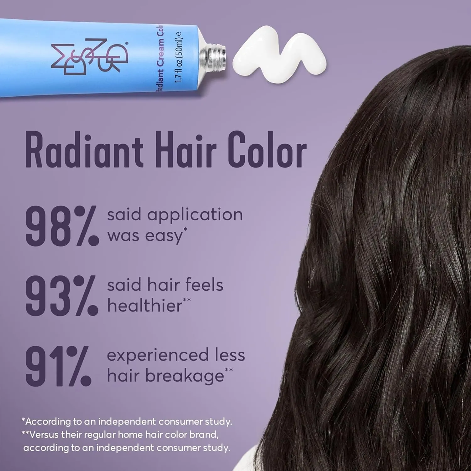 Madison Reed Radiant Hair Color Kit, Soft Black for 100% Coverage of Resistant Gray Hair, Ammonia-Free, 2.5NNN Parma Black, Permanent Hair Dye, Pack of 1