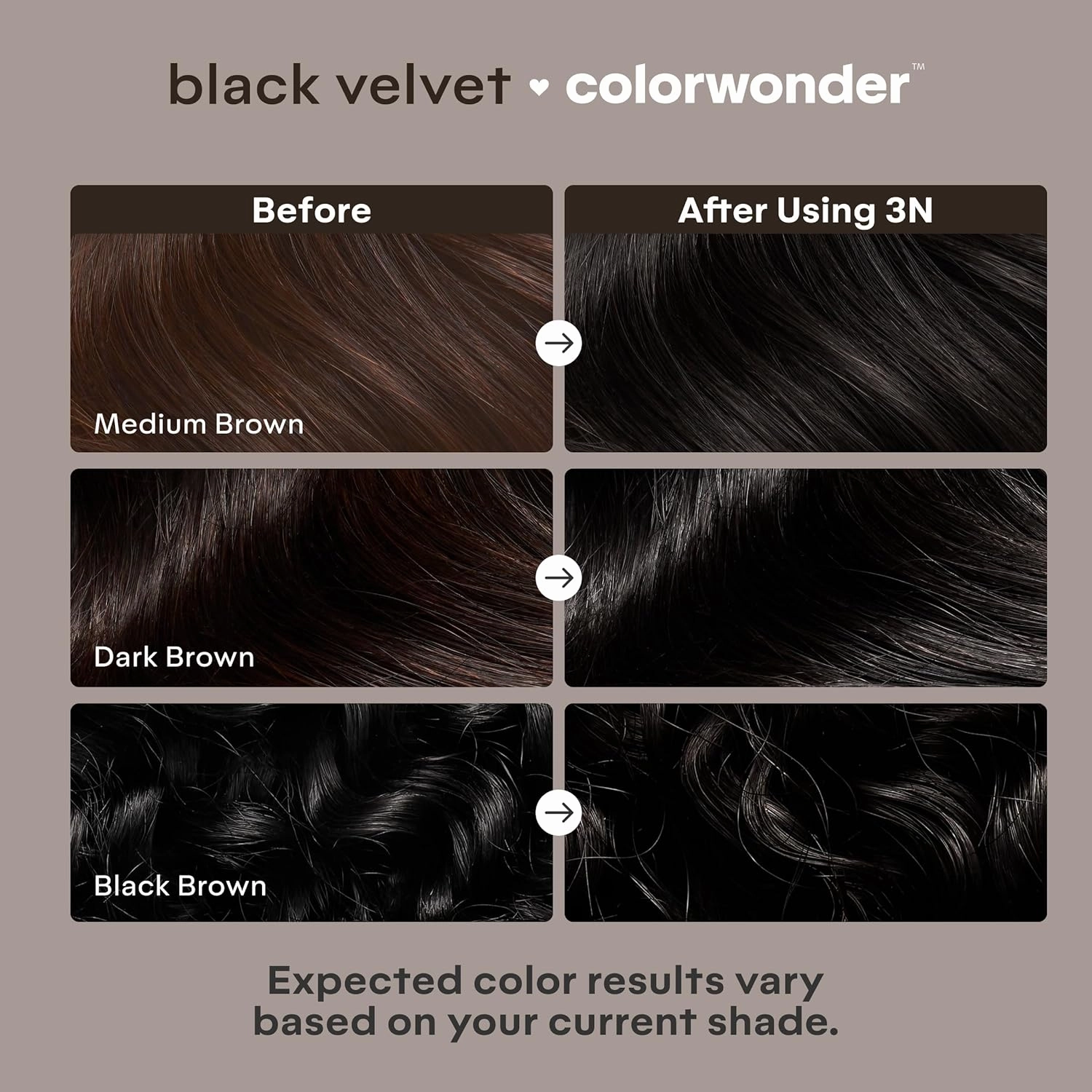 Madison Reed colorwonder Demi-Permanent Hair Color, Effortless At-Home Hair Dye, Ammonia-Free, Cruelty-Free, Black Velvet (3N Soft Black), Pack of 2