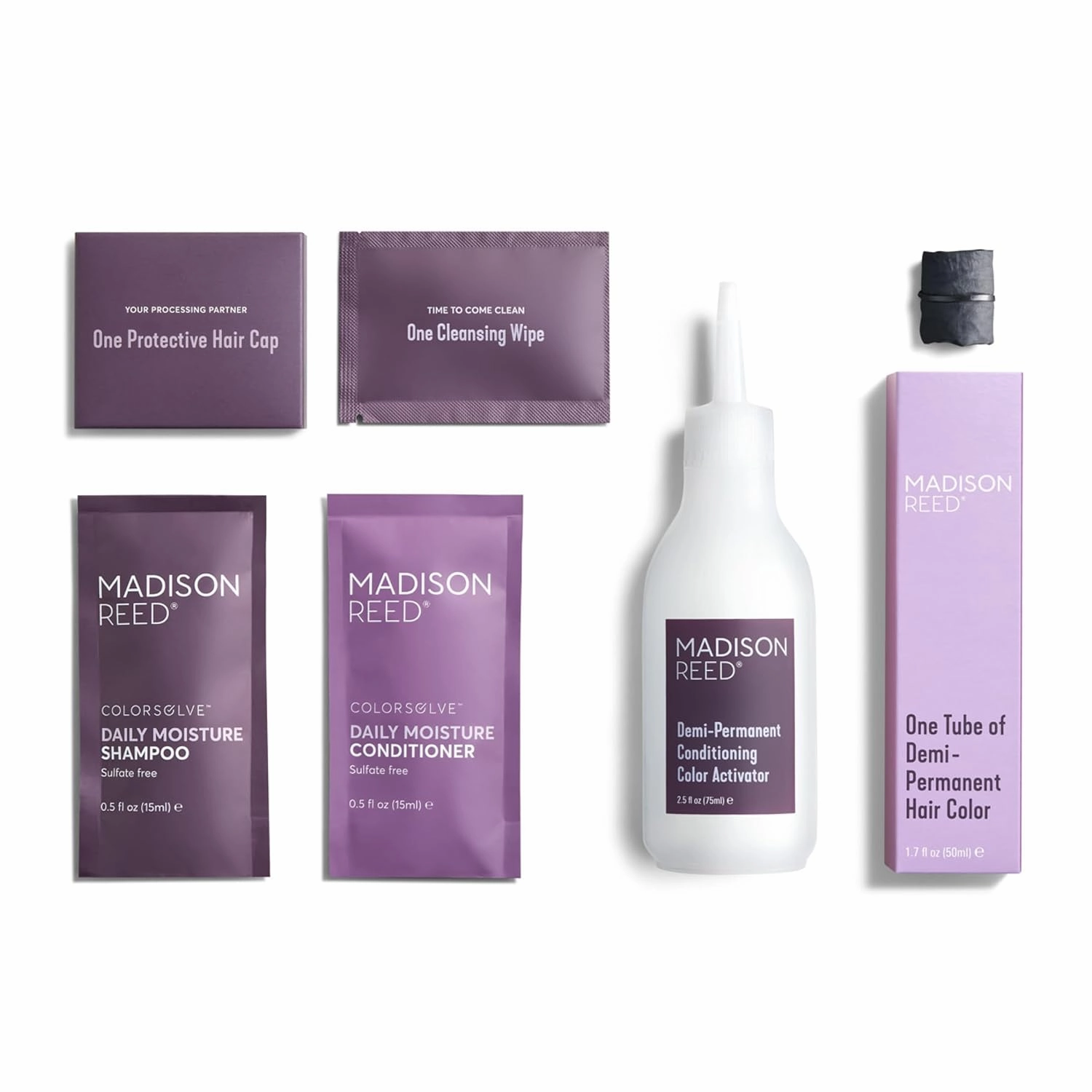 Madison Reed colorwonder Demi-Permanent Hair Color, Effortless At-Home Hair Dye, Ammonia-Free, Cruelty-Free, Black Velvet (3N Soft Black), Pack of 2