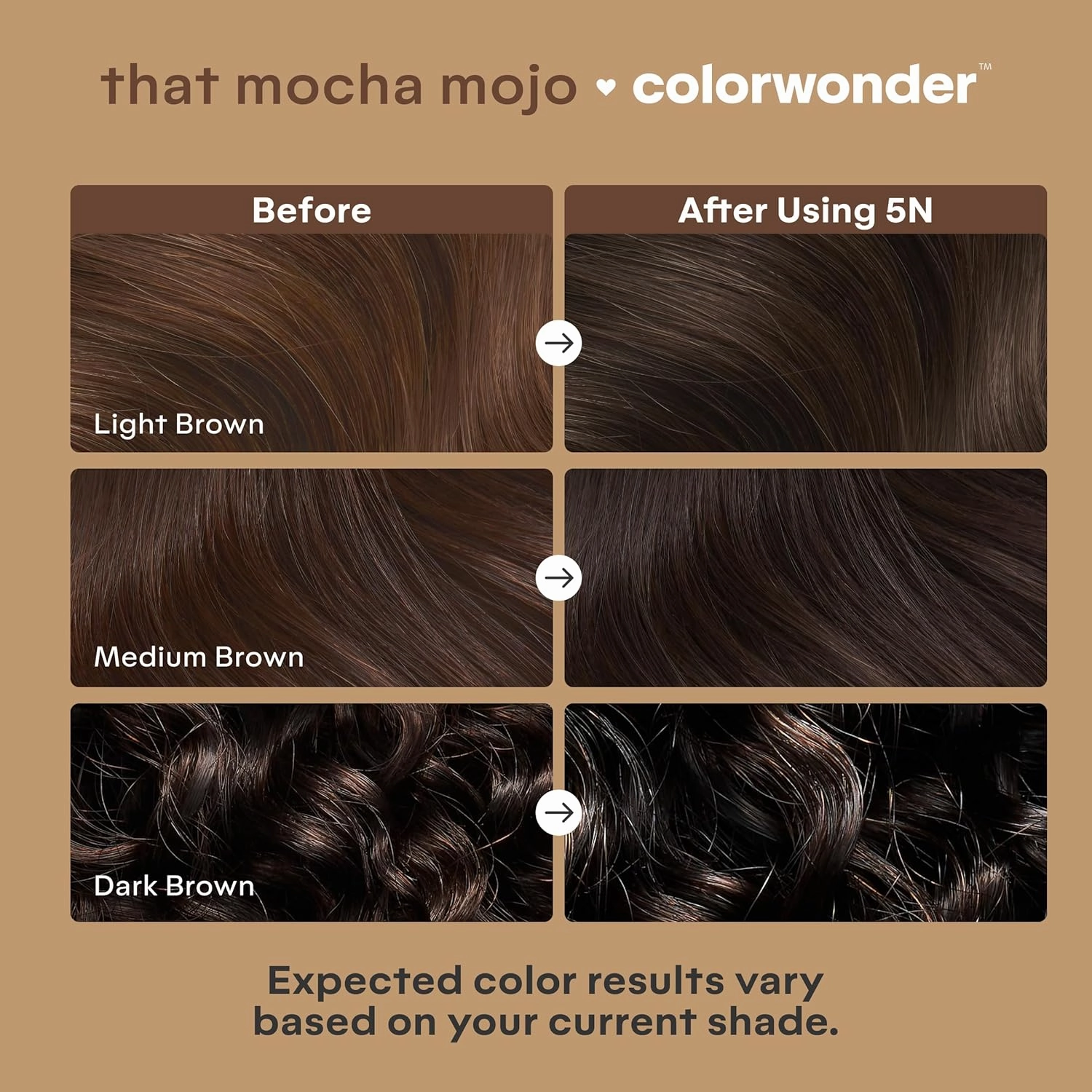 Madison Reed colorwonder Demi-Permanent Hair Color, Effortless At-Home Hair Dye, Ammonia-Free, Cruelty-Free, That Mocha Mojo (5N Dark Brown), Pack of 1