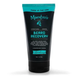 Maestro's Classic Beard Recovery Tube – Mark of a Man Blend | Beard Moisturizer for All Hair Types | Hydrating, Soothing & Softening Beard Conditioner for Men, 8 Ounce