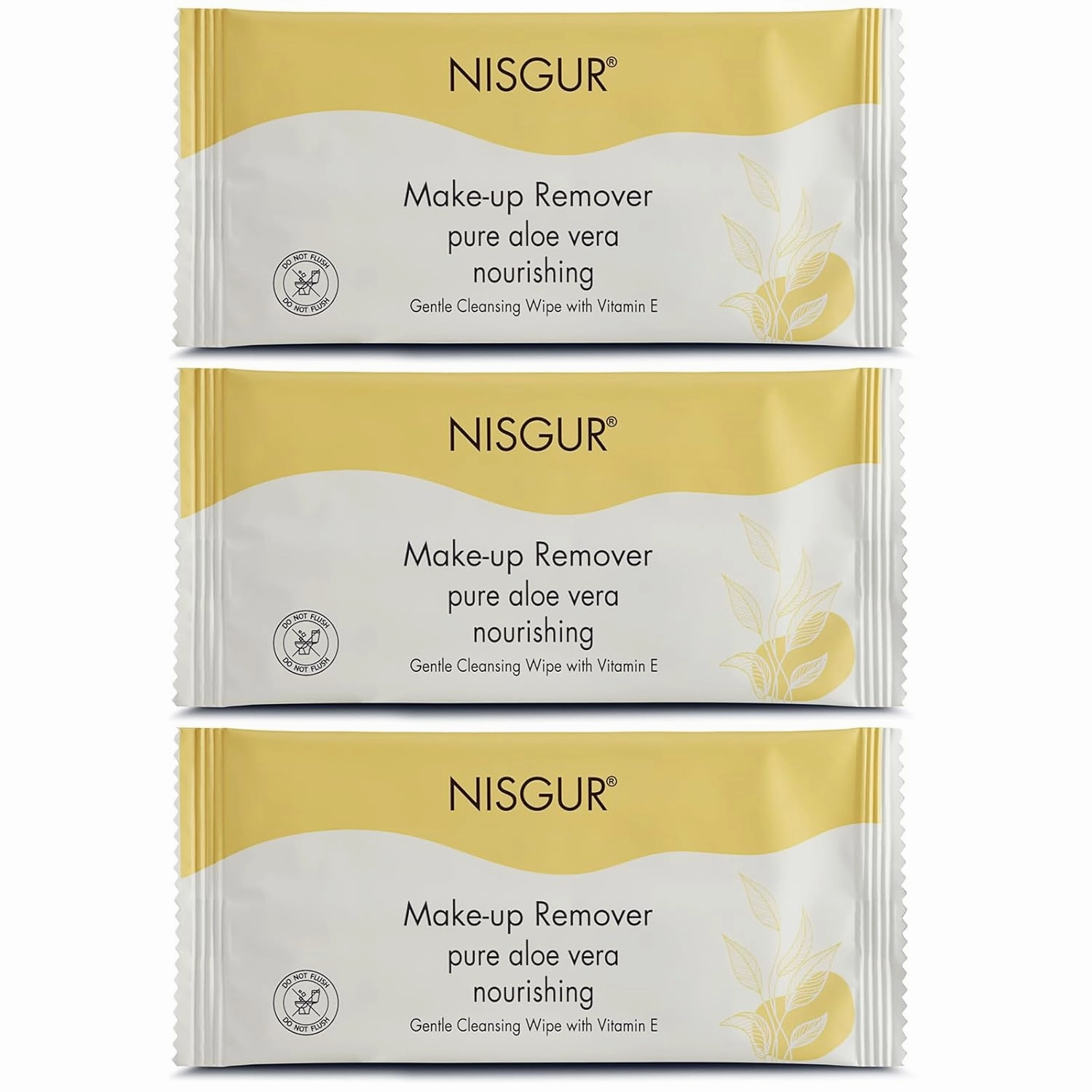Makeup Remover Wipes Bulk Nourishing Vitamin E and Aloe Vera Infused Travel Packs Cleansing Wipes 500 Count per Case