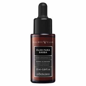 Malbec Club Pre Shave and After Shave Oil for Men, Grooming Oil, Hydrating Scented Beard Oil & Softener No Rinse Conditioner, 25ml