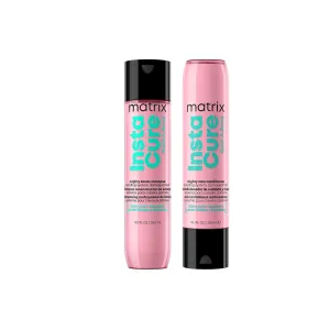 Matrix Instacure Build-A-Bond Mighty Bonds Shampoo and Conditioner Set - For Very Damaged Hair, Strengthens & Softens with Citric Acid & Squalane, Vegan, Sulfate-Free, Paraben-Free