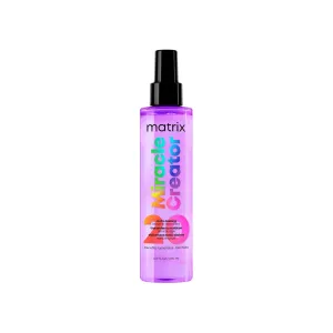 Matrix Miracle Creator Leave-In Conditioner Spray - Heat Protectant, Anti-Frizz, Moisturizing & Detangling, For Damaged Hair, Sulfate Free