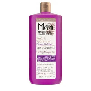 Maui Moisture Heal & Hydrate   Shea Butter Conditioner for Dry, Damaged Curls Helps Soften & Revive Curly & Coily Hair with Macadamia & Coconut Oils, Vegan & Silicone-Free, 13 fl. oz