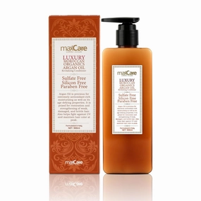 MaxCare Luxury Argan Oil Hair Conditioner 300ml – Revitalizing Formula with Vitamin E & Aloe Vera for Dry, Damaged, Color-Treated Hair – Sulfate Free, Paraben Free, Silicone Free