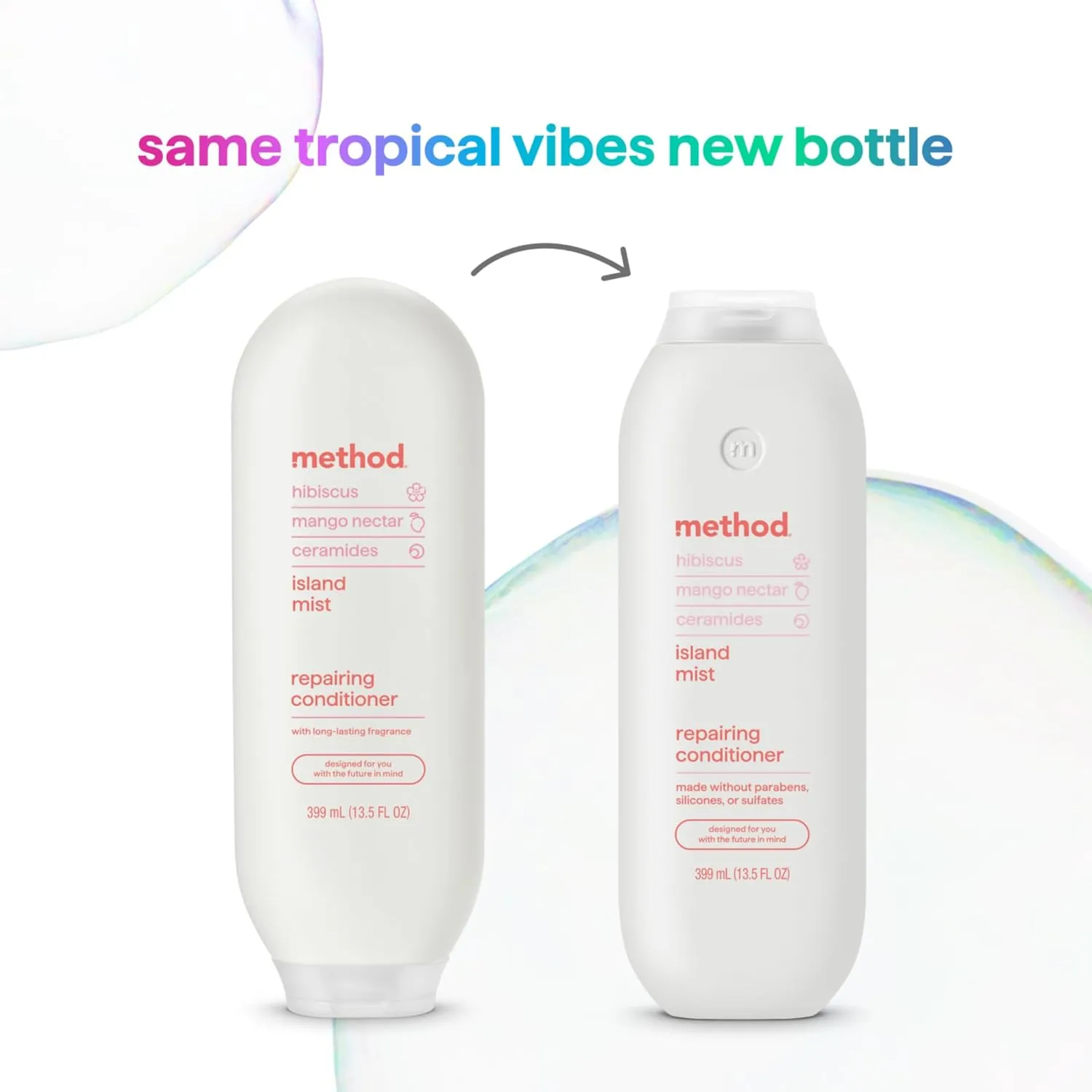 Method Repairing Conditioner, Island Mist, Hibiscus   Mango Nectar   Passion Fruit notes, 13.5oz