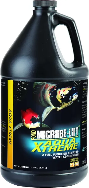 Microbe Lift XTPG1 Xtreme Water Conditioner Treatment for Ponds and Outdoor Water Gardens, Safe for Live Koi Fish, Plant Life, and Décor, 1 Gallon