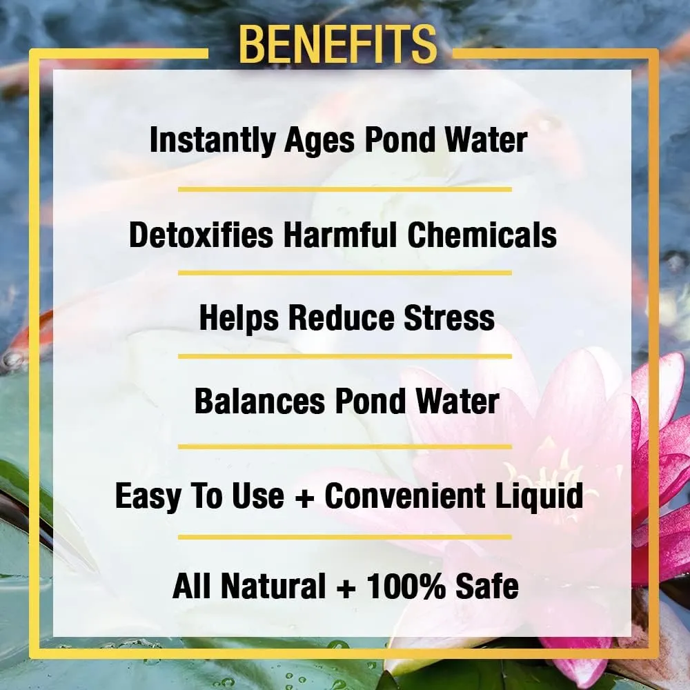 Microbe Lift XTPG1 Xtreme Water Conditioner Treatment for Ponds and Outdoor Water Gardens, Safe for Live Koi Fish, Plant Life, and Décor, 1 Gallon
