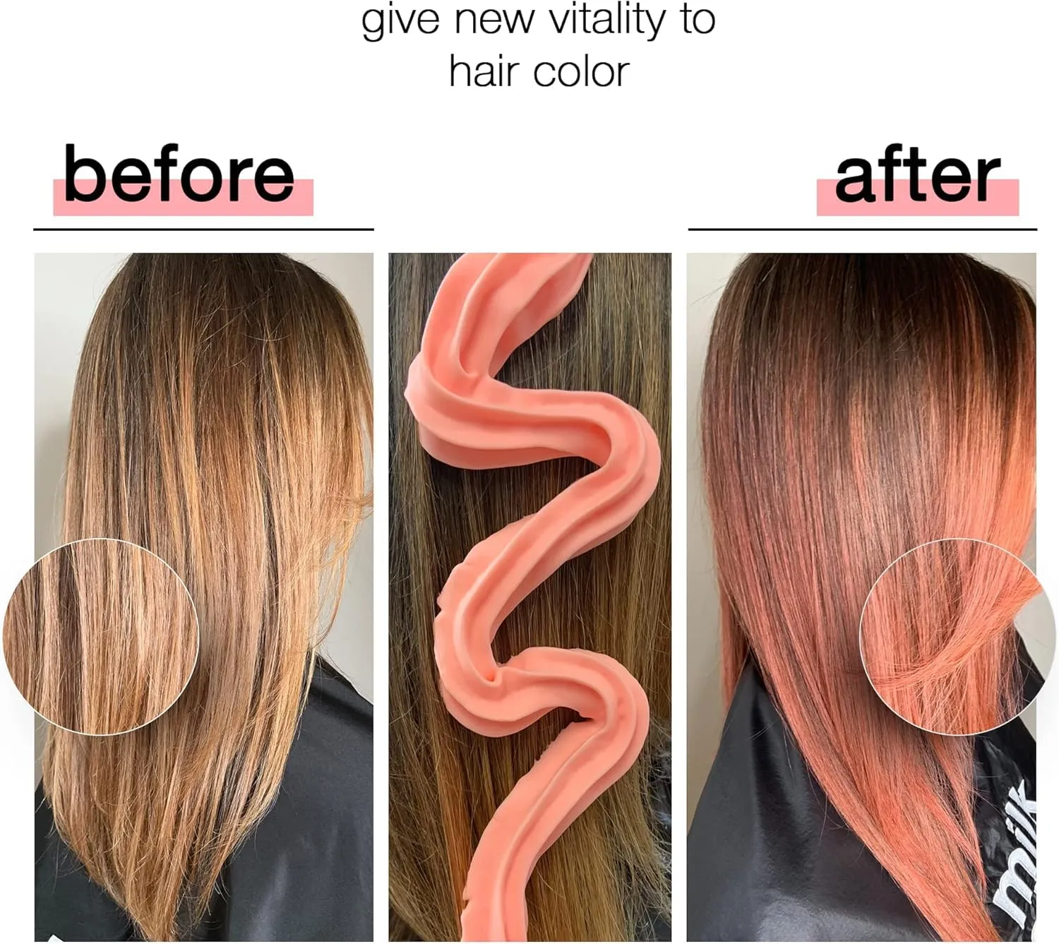 milk_shake Color Whipped Cream Leave In Coloring Conditioner - Provides Temporary Hair Color Tone