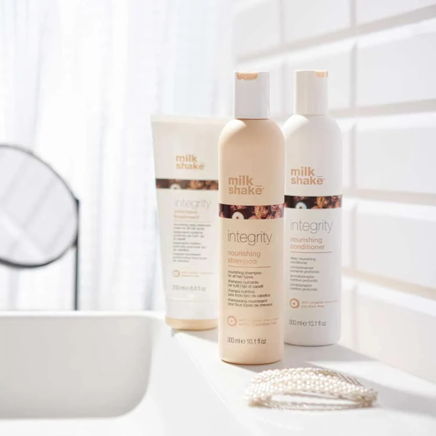milk_shake. Integrity Nourishing Conditioner - Anti Frizz Conditioner with Muru Muru Butter, Paraben Free, 10.1 Fl Oz