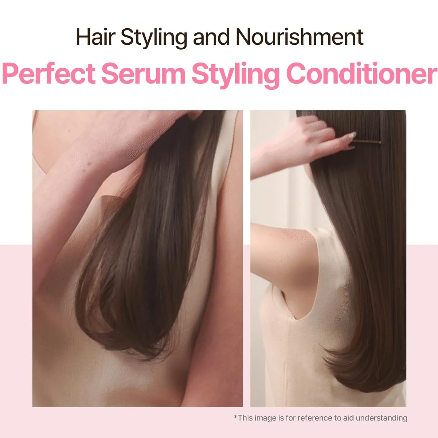 Mise En Scene Perfect Hair Perfume Conditioner - Styling Serum Conditioner - with Peony and Rose Scent, Styling Memory & Heat Protection, Enriched with Argan Oil, Daily Nourishing, 22.99 Fl. Oz.