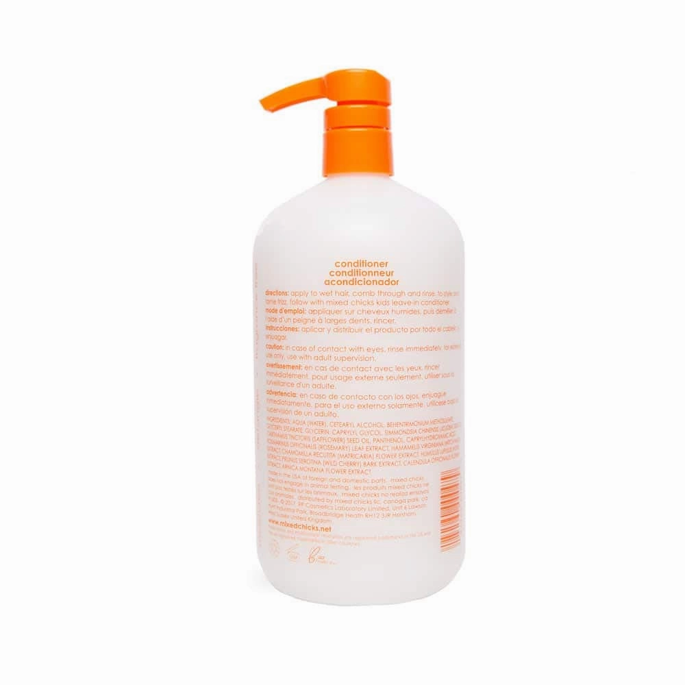 Mixed Chicks Gentle Kids Conditioner with Safflower Seed Oil for Soft & Manageable Hair, 33 fl.oz. / 1 Liter