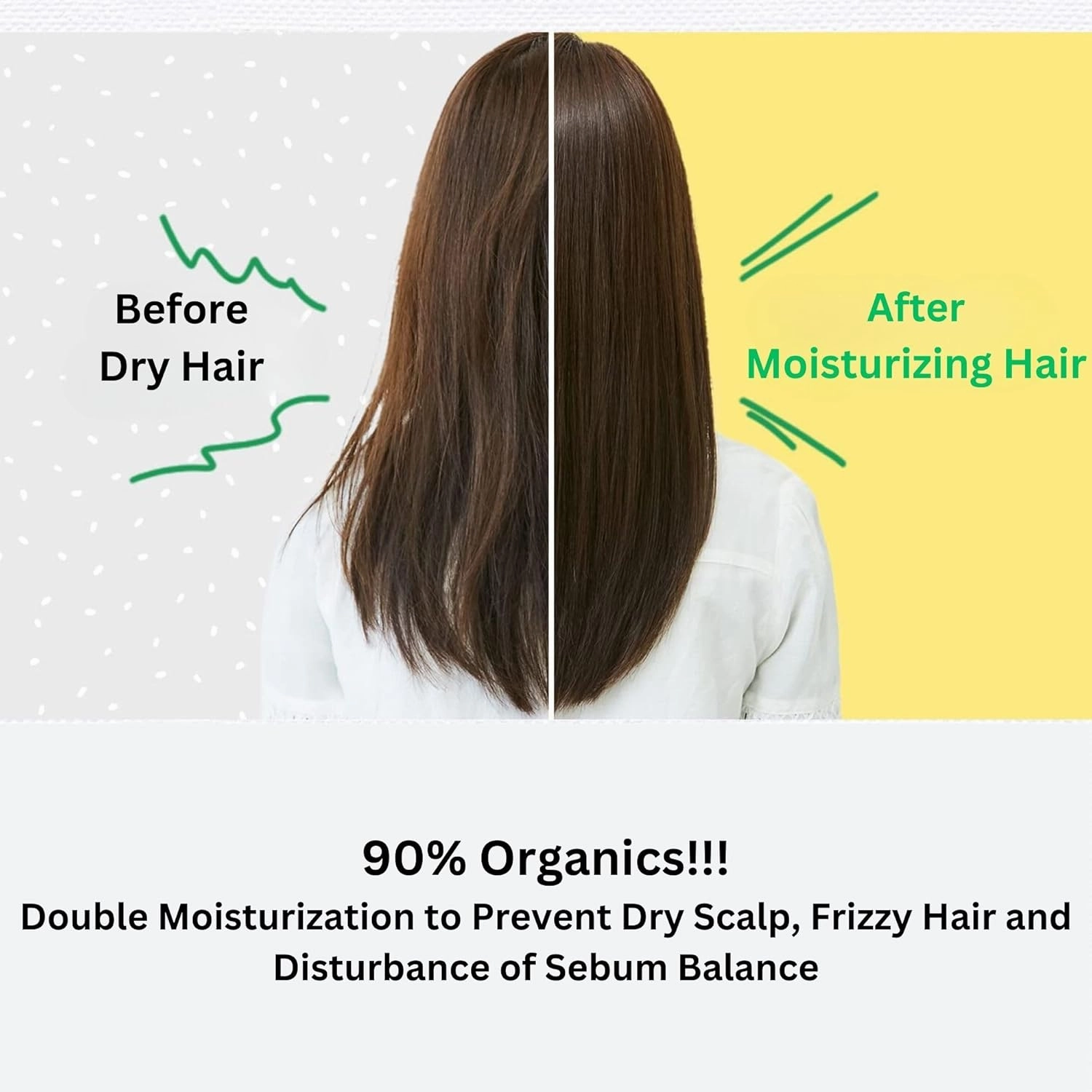 Moist Diane Natural & Organic Hair Treatment with Pump, Hydrating Moisurizing Hair Conditioner for Dry, Damaged Hair, Sulfate & Silicon Free Japanese Haircare, Botanical Damage Repair 16.9 Fl Oz/500mL