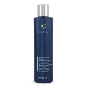 MONAT Purifying Vinegar Shampoo - Gentle High-Performance Apple Cider Vinegar & Potent AHA Natural Hair Cleanser - Deeply Cleanses, Purifies & Hydrates - Net Wt. 237 ml / 8 fl. oz.