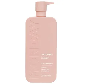 MONDAY HAIRCARE Volume Shampoo 27oz for Thin, Fine, and Oily Hair, Made from Coconut Oil, Ginger Extract, & Vitamin E, 100% Recyclable Bottles