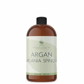 Moroccan Argan Oil - Pure & All Natural, Fully Refined, Unscented, Deodorized Argon Oil Perfect for Hair, Skin, Scalp, Body Care Moisturizer 16 OZ - Marrakesh Argon Oil