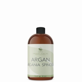 Moroccan Argan Oil - Pure & All Natural, Fully Refined, Unscented, Deodorized, Perfect for Hair, Skin, Scalp, Body Care Moisturizer 8 OZ - Marrakesh Argon Oil