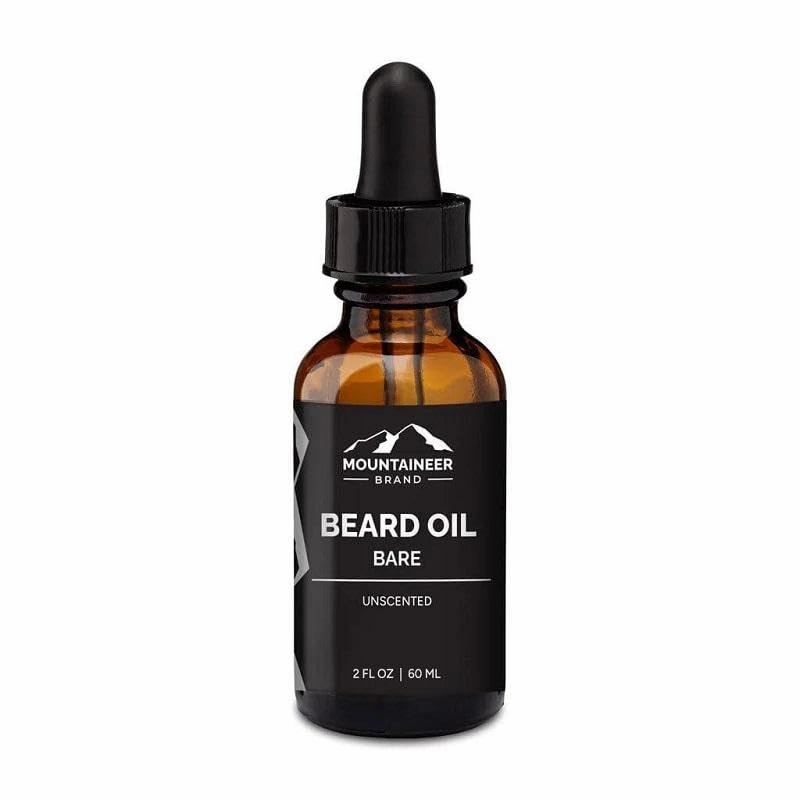 Mountaineer Brand Beard Oil (1 oz) 100% All Natural Premium Beard Oil For Men, Beard Conditioner, Softener & Beard Oil Growth for Men - Grooming Beard Maintenance Treatment (Unscented)
