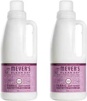 Mrs. Meyer’s Clean Day Liquid Fabric Softener, Peony Scent, 32 OZ. (2 Pack)