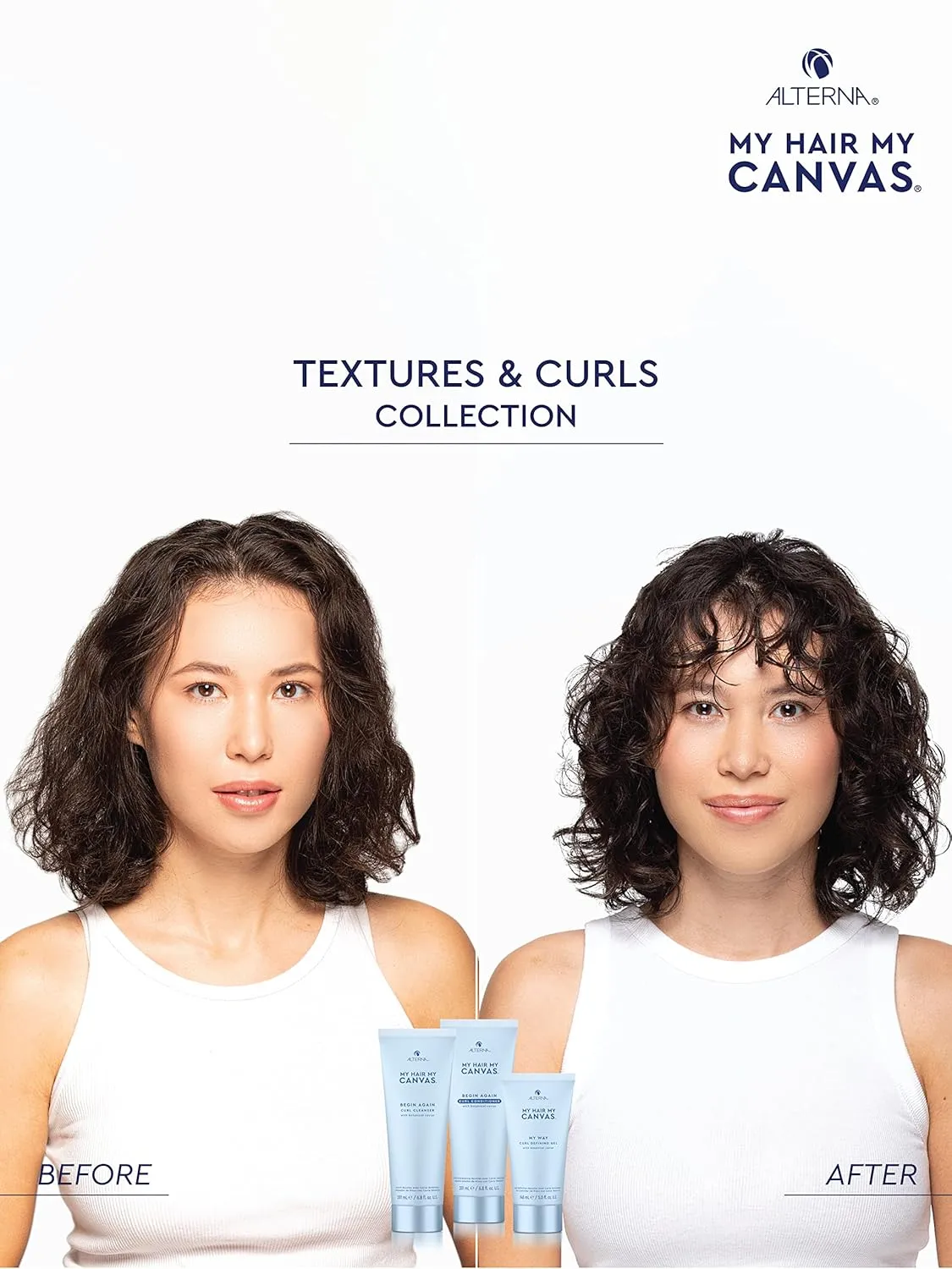 My Hair. My Canvas. Begin Again Vegan Curl Enhancing Conditioner for Curly, Wavy, and Coily Hair