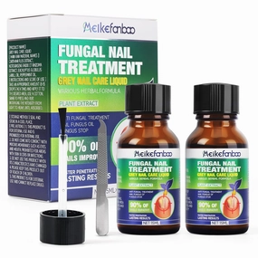 Nail Care Solution with Tea Tree Oil for Nails – Fast-Absorbing, Hydrating Nail Serum for Fingernails & Toenails – Botanical Herbal Formula Supports Healthy-Looking Nails – 0.50 Fl Oz (2 Pack)