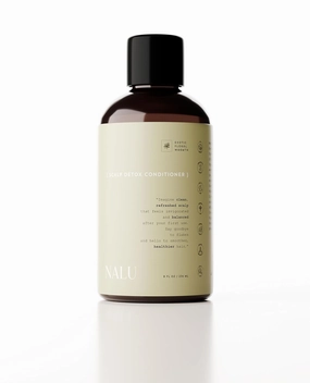 NALU Organic Scalp Detox Conditioner. Powered by Organic Chamomile, Whitch Hazel and Tea Tree Hydrosols. Revives Scalp, Combats Dandruff & Promotes Healthy Hair. All Hair Types, 8 Fl Oz.