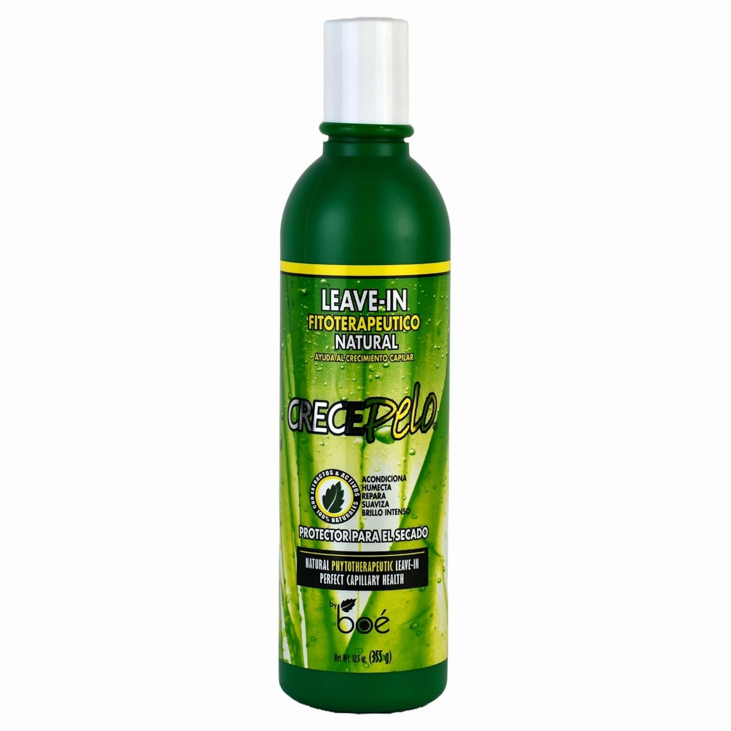 Natural Phytotherapeutic Leave-In Cream 12.5 oz – Heat & Chemical Protection – Intense Hydration & Shine – Anti-Breakage Hair Repair for All Hair Types