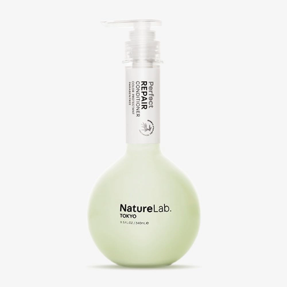 NATURELAB. TOKYO Perfect Repair Conditioner: Moisturizing Conditioner to Replenish and Restore Damaged, Color Treated Hair and Strengthen New Hair I 11.5 FL OZ / 340ml