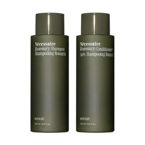 Nécessaire Rosemary Hair Duo | Multi-Protien Strengthening Shampoo   Conditioner For Thinning Hair. For Women   Men. Good For All Hair Types/Textures. Free Of Sulfates. Color-Safe. 250 ml / 8.4 oz