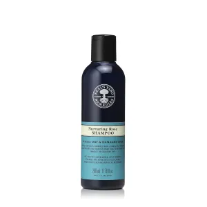 Neal's Yard Rose Shampoo for Dry & Damaged Hair, Featuring Rosehip Oil, Replenishes Vibrancy & Shine, Vegan Approved, Cruelty-Free, 200mL