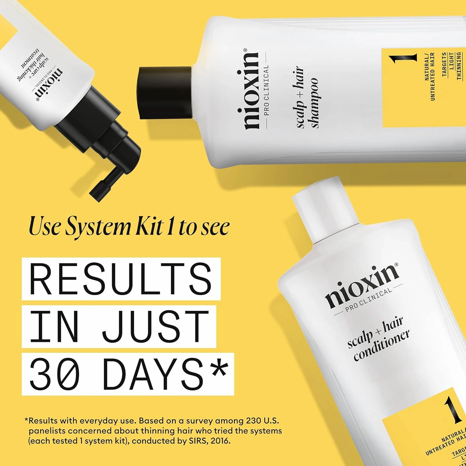 Nioxin System 1 Scalp   Hair Thickening Conditioner for Natural Hair with Light Thinning | Strengthen Against Breakage with Niacinamide & Biotin | Refreshed Scalp with Healthy Shine