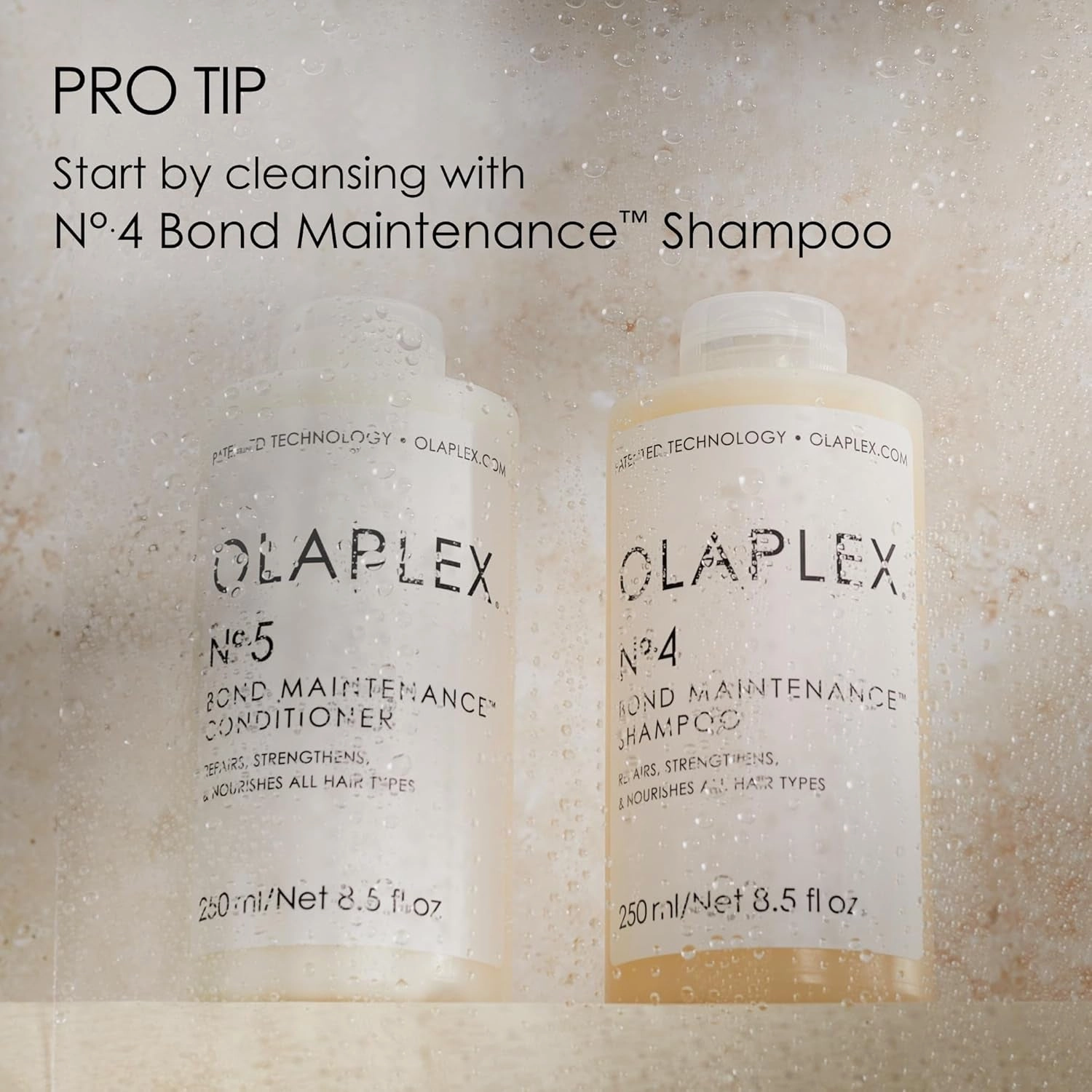 No. 5 Bond Maintenance Conditioner, Repairs, Strengthens, & Nourishes All Hair Types, Leaving Hair Feeling Soft & Adds Shine, 8.5 Fl Oz