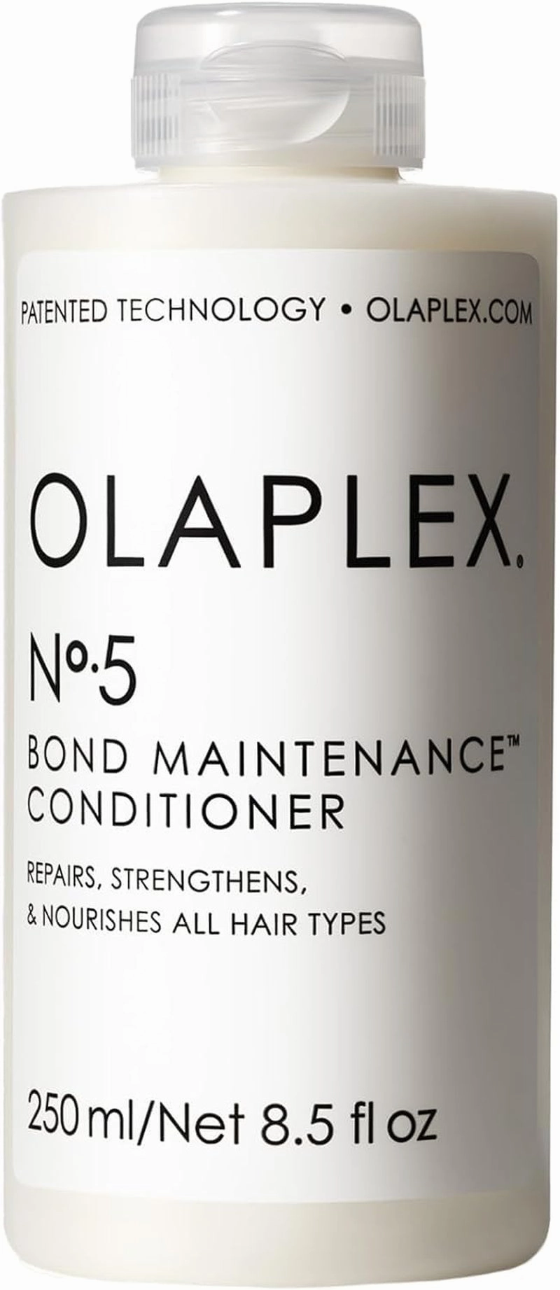 No. 5 Bond Maintenance Conditioner, Repairs, Strengthens, & Nourishes All Hair Types, Leaving Hair Feeling Soft & Adds Shine, 8.5 Fl Oz