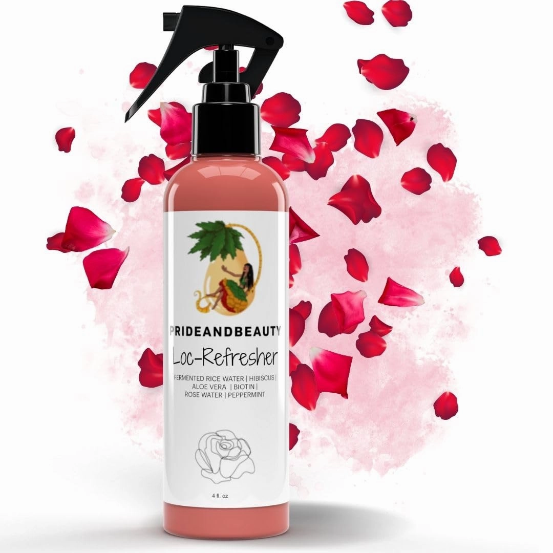 No More Itch Spray, Rose Water For Locs, Dreadlocks Daily Moisturizing Refreshing Spray, Rose Water For Hair, Rosewater and Peppermint Hair Scalp Moisturizer. (12 OUNCES)
