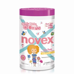 Novex Conditioner for Curly Hair, Deep Conditioning Hair Masks 1kg/35oz (My Little Curls Hair Mask, Hydration & Softness, Infused with Natural Ingredients and Aloe Vera, 35 oz)