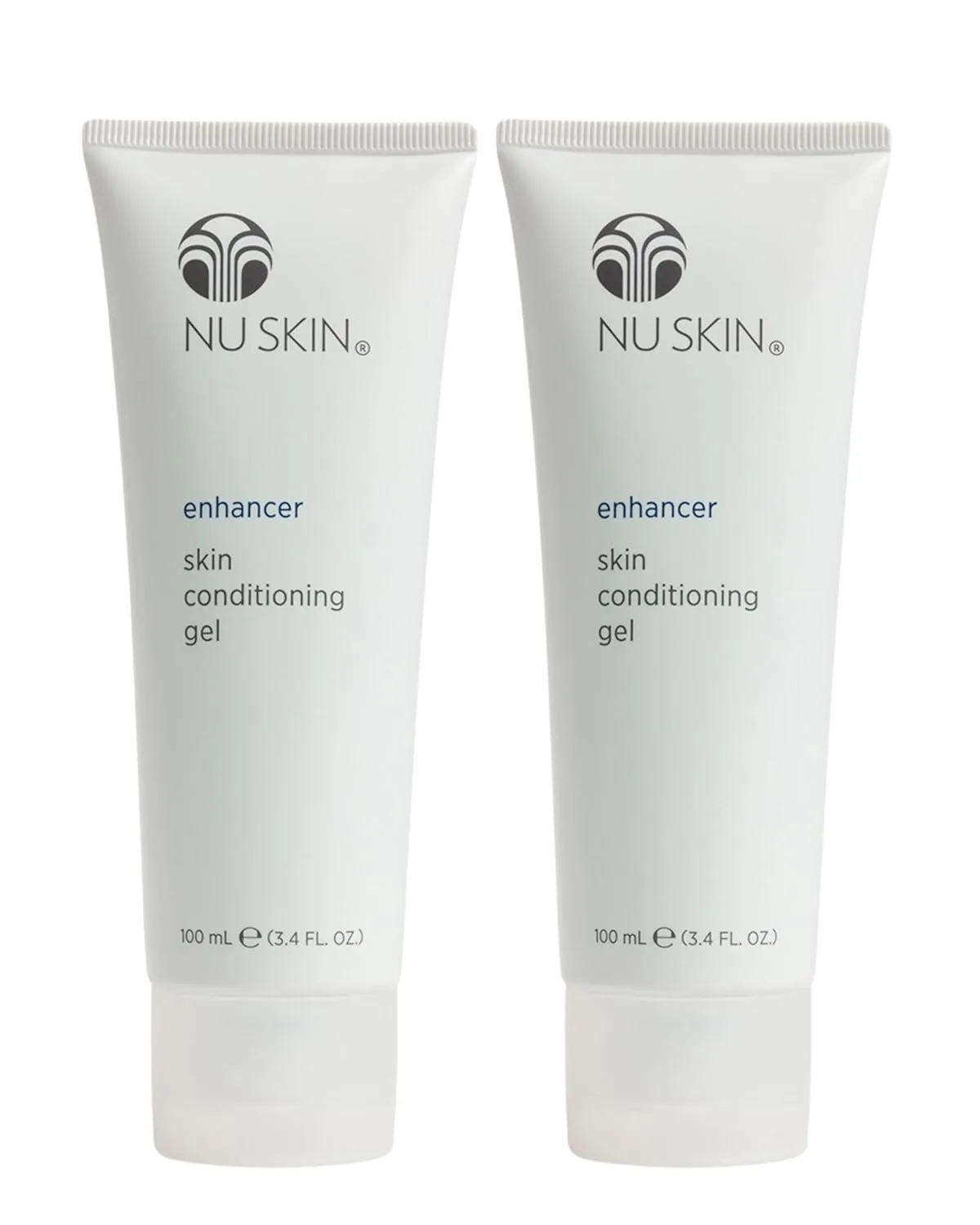 Nu Skin Enhancer Skin Conditioning Gel | Aloe Vera-Infused Soothing Formula for Ultimate Skin Comfort, Hydration, and Versatility in Skincare Routines | Lightweight Moisturizer | 3.4 Fl Oz | 2 Pack