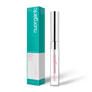 nuorganic 'Cosmic Brow' Eyebrow Serum for Growth | Natural Eye Brow Serum for Thicker, Longer, More Defined Brows | 4 Months Supply XL Size | Cruelty Free, Made in USA