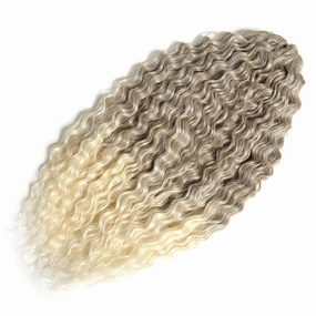 Ocean Wave Water Wave Crochet Hair 22Inch Loose Wave Braiding Hair 3Packs Deep Wave Braiding Hair Deep Curly Twist Crochet Hair For Women Synthetic Wavy Braiding Hair Extensions (T62)