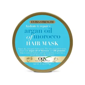 OGX Extra Strength Hydrate Repair   Argan Oil of Morocco Hair Mask Deep Moisturizing Conditioning Treatment, Citrus, 6 Ounce