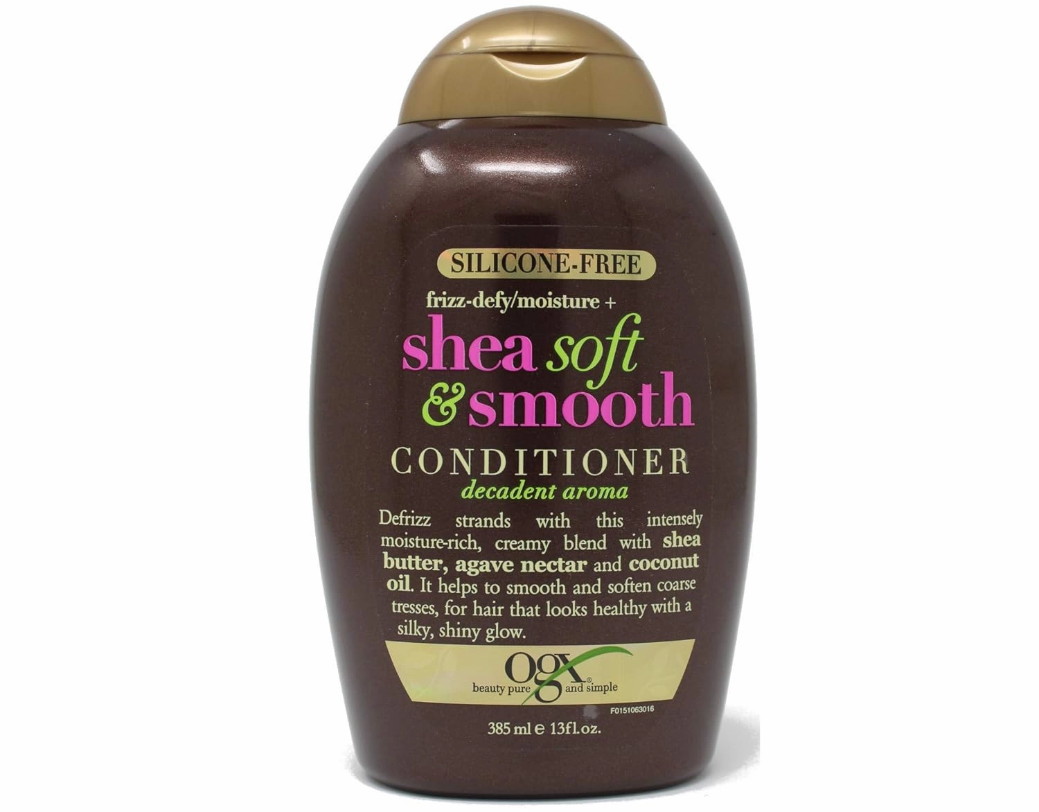 Ogx Conditioner Shea Soft & Smooth Frizz Defy 13 Ounce (385ml) (2 Pack)