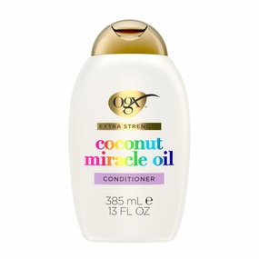 OGX Extra Strength Damage Remedy   Coconut Miracle Oil Conditioner for Dry, Frizzy or Coarse Hair, Paraben-Free, Sulfate-Free Surfactants, 13 Fl Oz
