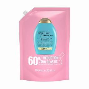 OGX Renewing   Argan Oil of Morocco Conditioner Refill Pouch for Strong Healthy-Looking Hair, 36 Fl Oz