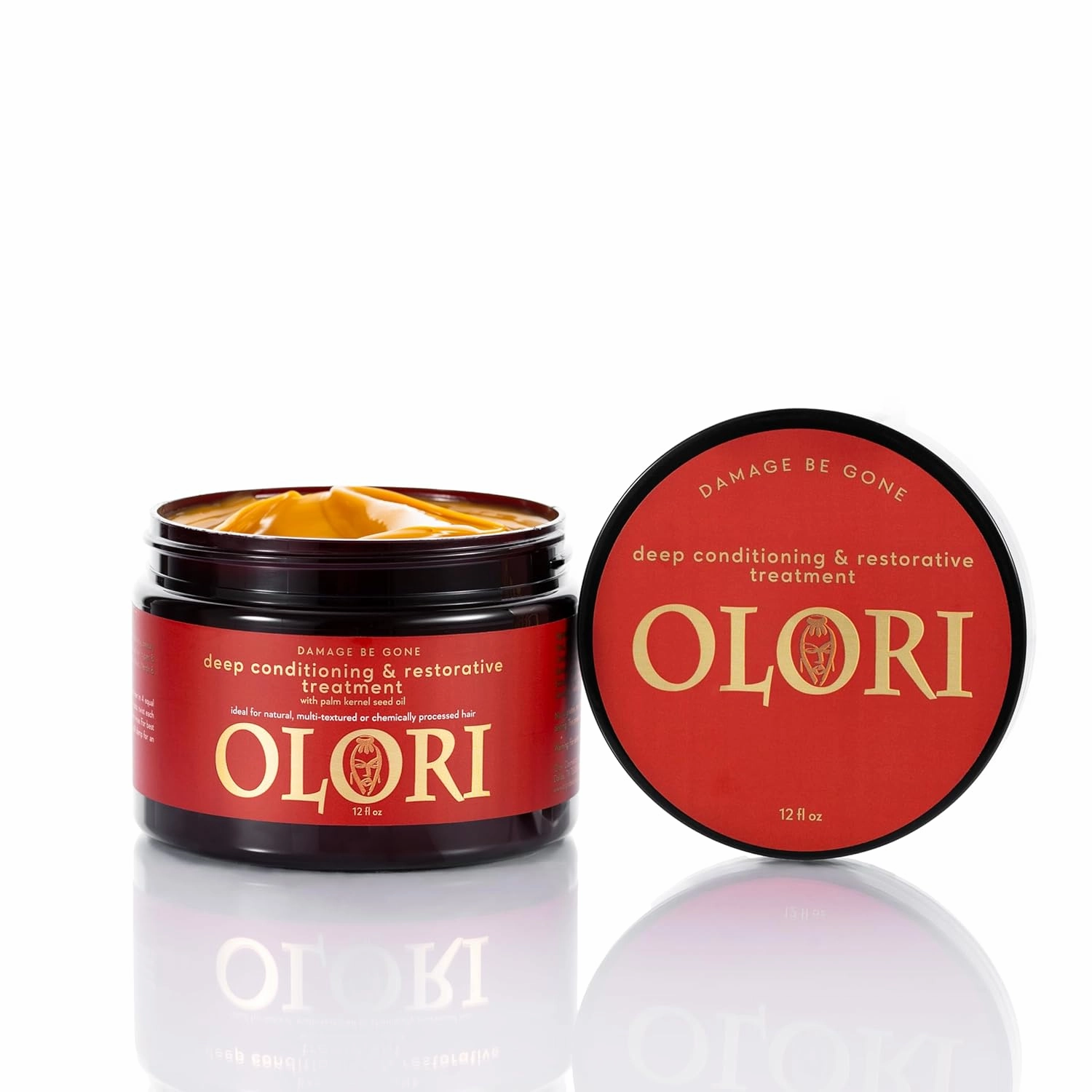 Olori Deep Conditioner for Dry Damaged Hair | Hydrating Hair Treatment with African with Palm Kernel Seed Oil (Batana Oil) | Intense Mask for Curly & Textured Restoration