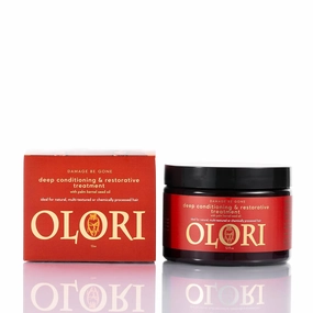 Olori Deep Conditioner for Dry Damaged Hair | Hydrating Hair Treatment with African with Palm Kernel Seed Oil (Batana Oil) | Intense Mask for Curly & Textured Restoration