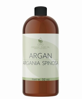 OPO Moroccan Argan Oil - Pure Natural Cold Pressed Unrefined - 32 OZ - Argon for Hair Body Moisturizer Body Scalp Feet Hair Growth Packaging May Vary